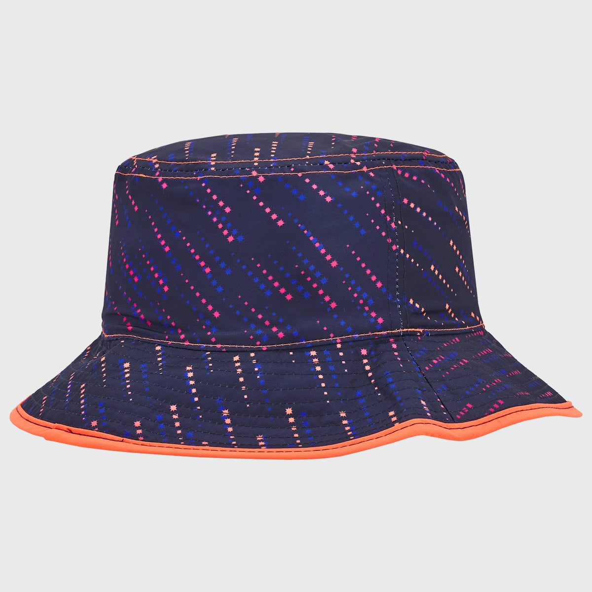Edinburgh Rugby Reversible Bucket Hat - Navy/Coral Pink for Men & Women | Breathable Sun Protection Hat for Rugby Fans, Outdoor Sports & Beach Activities