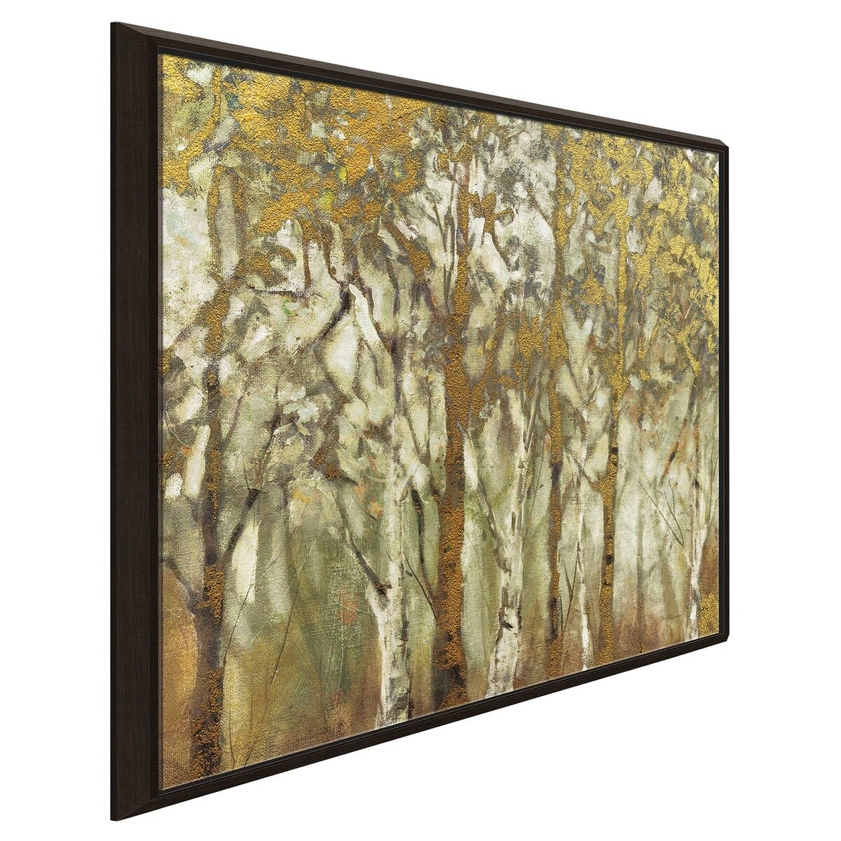 Birch Grove West by Carol Robinson - Premium Floating Canvas Wall Art - Nature Inspired Home Decor for Living Room, Bedroom & Office