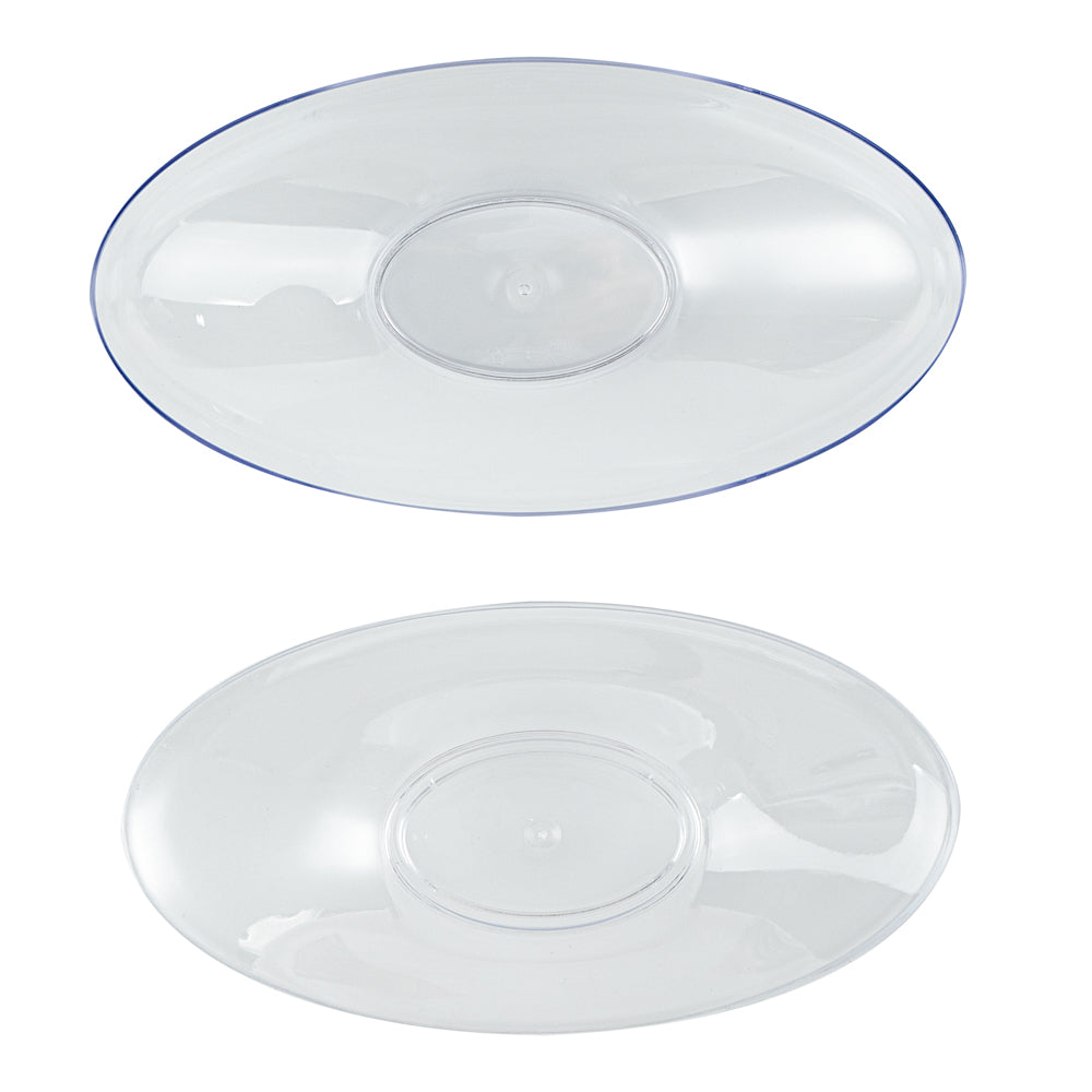 6 oz Clear Plastic Deli Containers with Lids - 100 Pack, Stackable Food Storage Containers (5.5