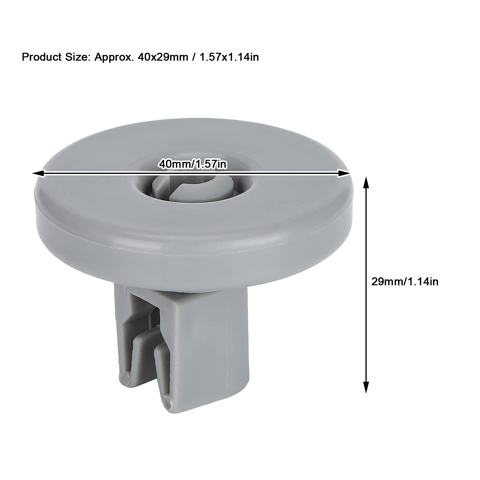 Dishwasher Wheel Replacement - Easy to Install, Wear-Resistant & Durable for Quick Dishwasher Repair | Saves Time & Money | Perfect for Kitchen Appliance Maintenance & DIY Home Fixes