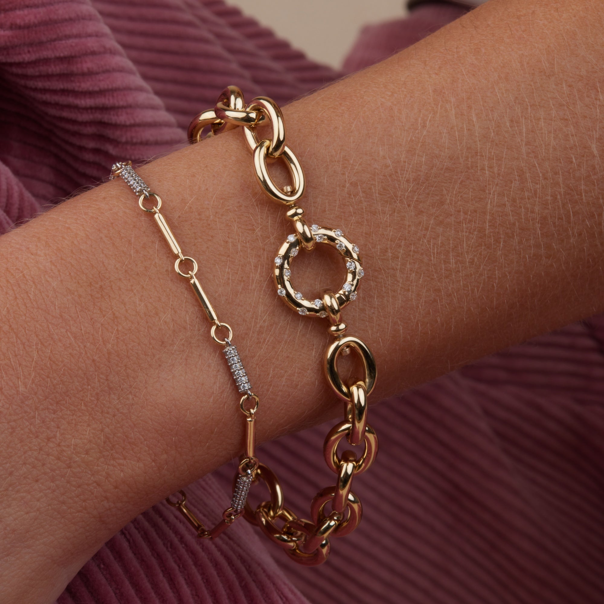 Pavé Sloan Bracelet for Women - Elegant Cubic Zirconia Tennis Bracelet - Perfect for Weddings, Parties & Everyday Wear