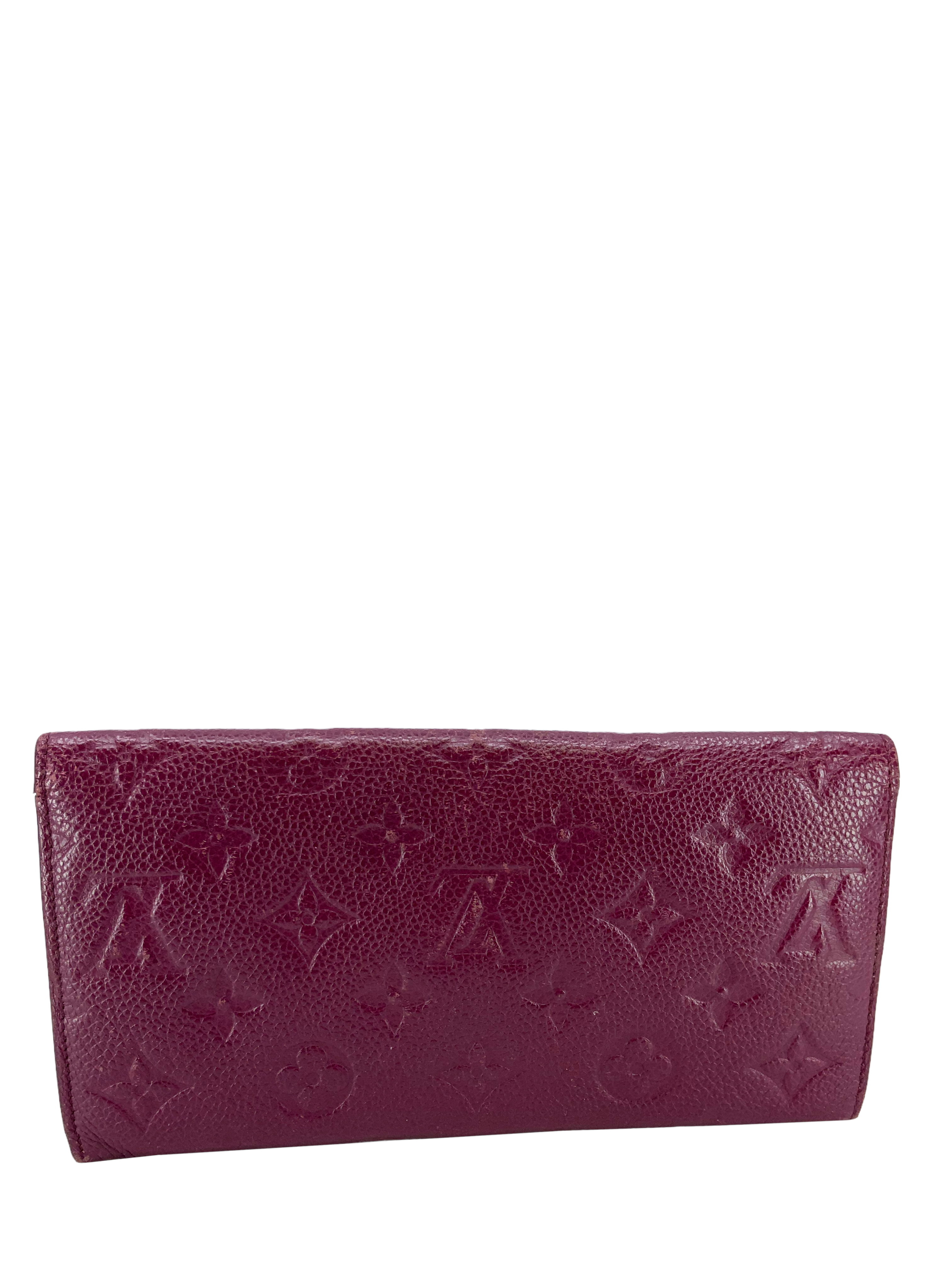 Louis Vuitton Monogram Empreinte Josephine Long Wallet for Women | Genuine Leather Luxury Bifold Wallet | Perfect for Everyday Use & Special Occasions