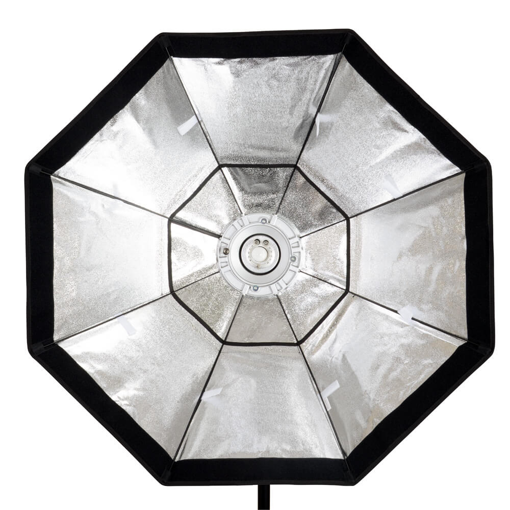 4ft Octagonal Softbox with 5cm Grid - Professional Photography Lighting Diffuser for Studio Portraits, Product Shoots & YouTube Videos