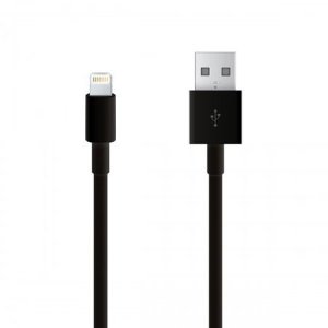 Premium Lightning Cable - Fast Charging & Sync for iPhone 12/11/X/8/7 - Durable Nylon Braided USB Cable (6ft, Black) - Perfect for Home, Office & Travel