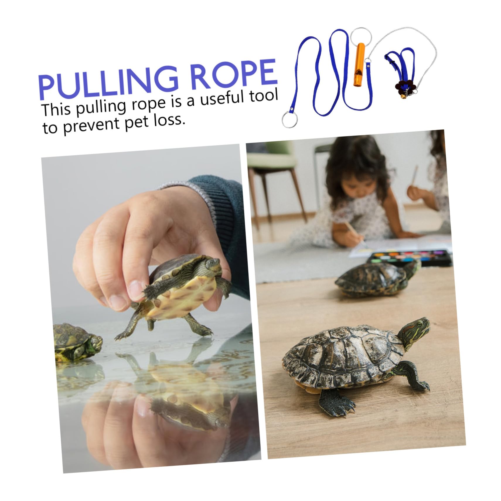 Turtle Leash for Walking - Tortoise Pulling Rope - Pet Supplies for Outdoor Adventures