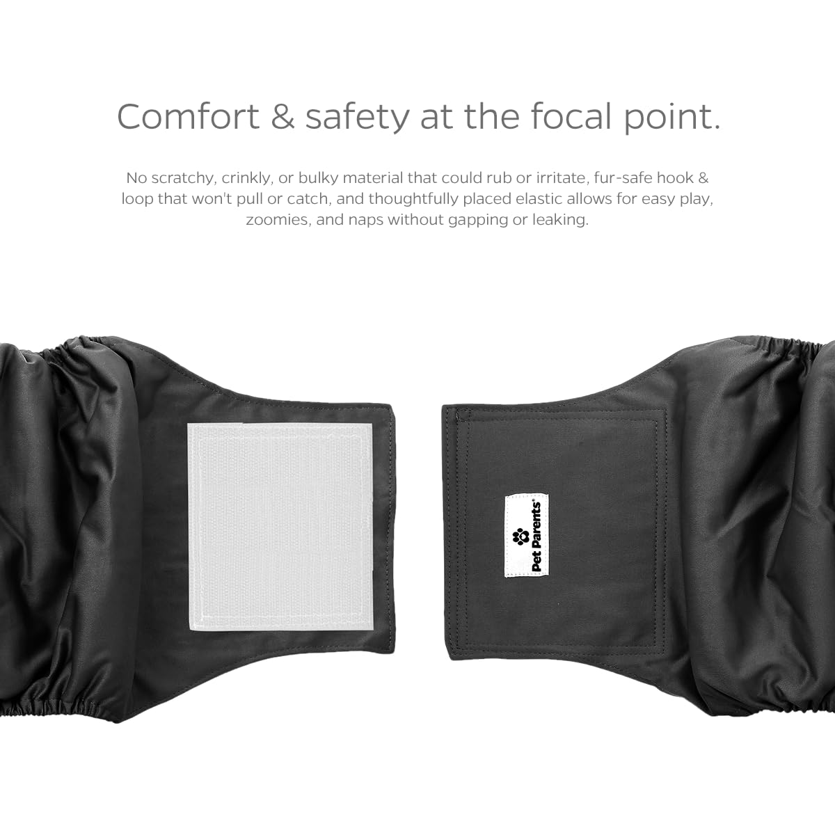 Washable Belly Bands for Male Dogs - 3 Pack Reusable Dog Diapers with Extenders | Premium Male Dog Wraps & Diaper Covers (X-Small, Black) | Perfect for House Training, Incontinence & Travel Protection