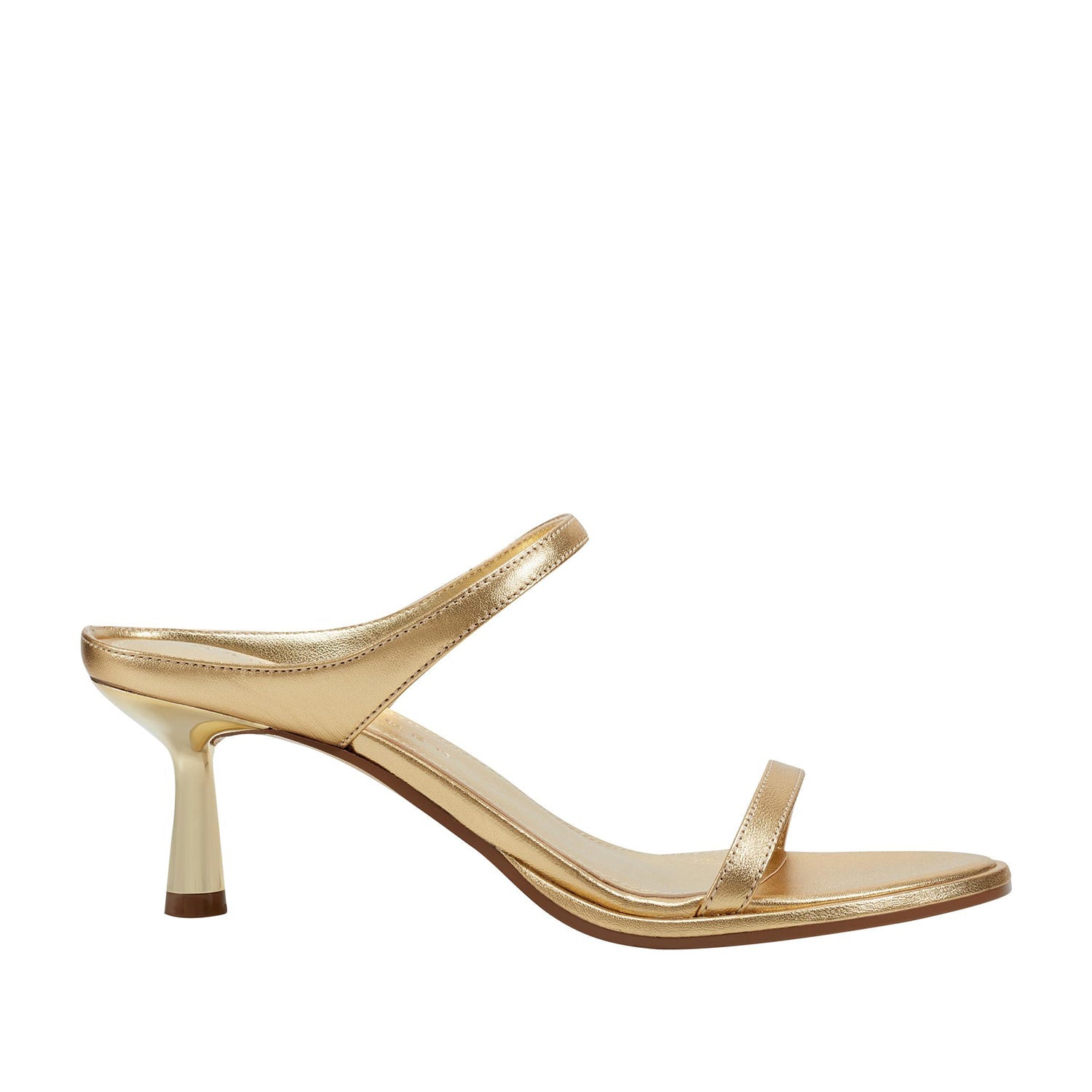 Marc Fisher Ltd Women's Alonde Gold2213/Mercury (Gr) M - Stylish Comfort Sandals for Women | Perfect for Summer, Beach, and Casual Outings