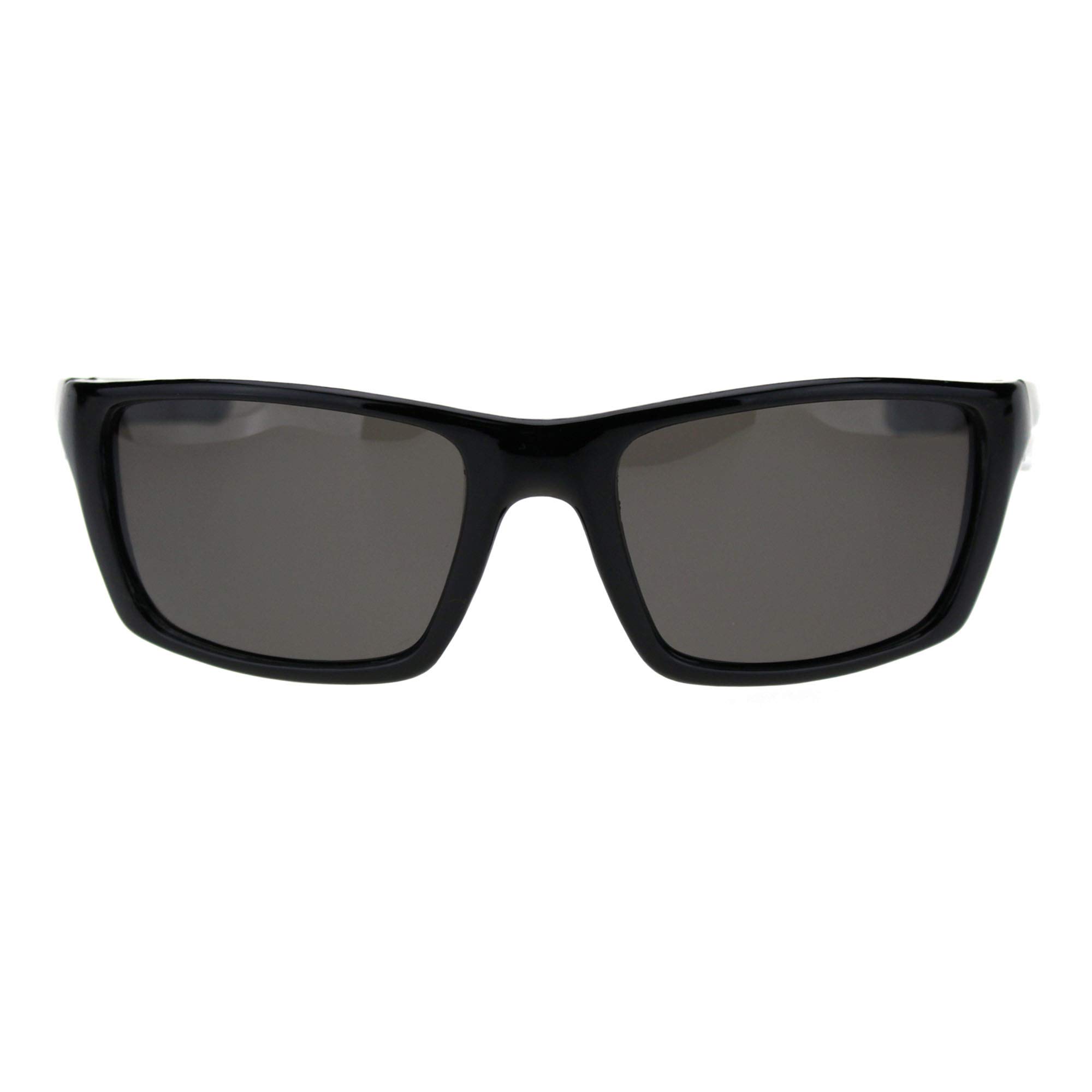 PASTL Men's Polarized Sunglasses - Rectangular Wrap-Around Frame, UV Protection, Lightweight & Durable - Perfect for Driving, Outdoor Sports & Travel