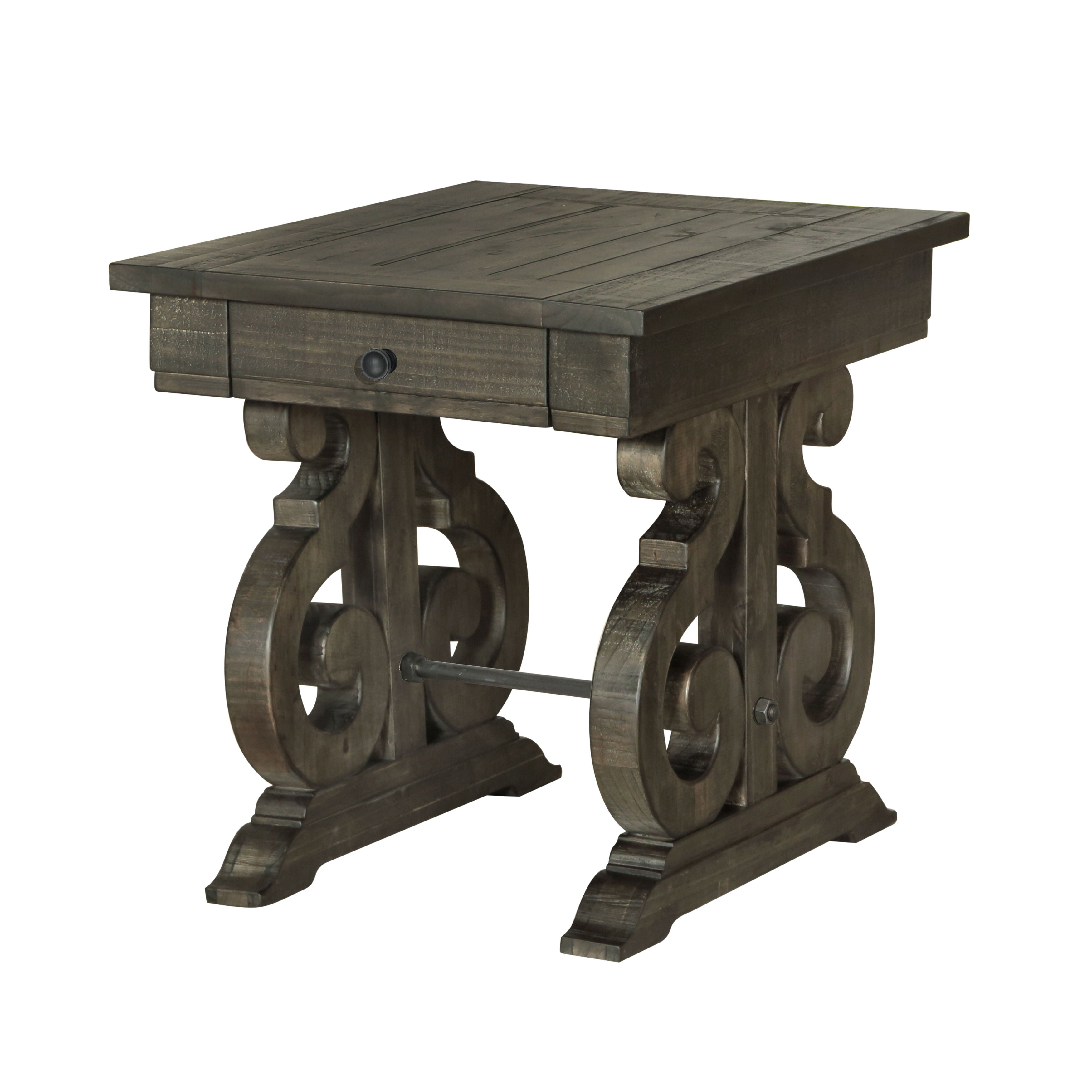 Bellamy Rectangular End Table - Modern Side Table for Living Room, Bedroom & Office - Perfect for Lamps, Books & Decor