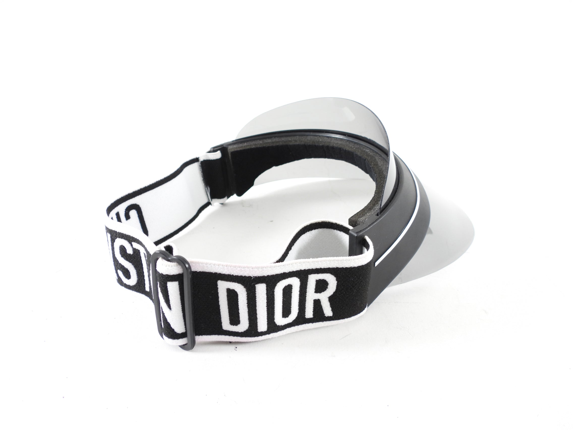 Dior Black and White Club 1 Visor Hat - Fashionable Sun Visor for Women & Men - UV Protection - Perfect for Golf, Tennis, Beach & Outdoor Activities