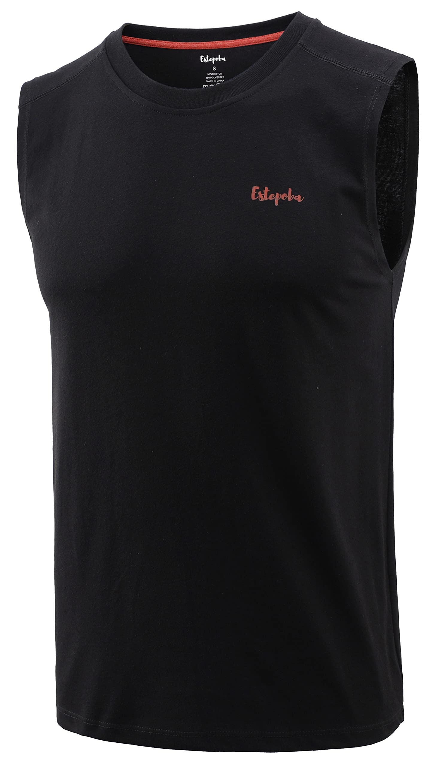 Estepoba Men's Muscle Athletic Workout Gym Tank Top - Sleeveless Jersey T-Shirt for Bodybuilding & Training | Perfect for Gym, Running & Summer Workouts