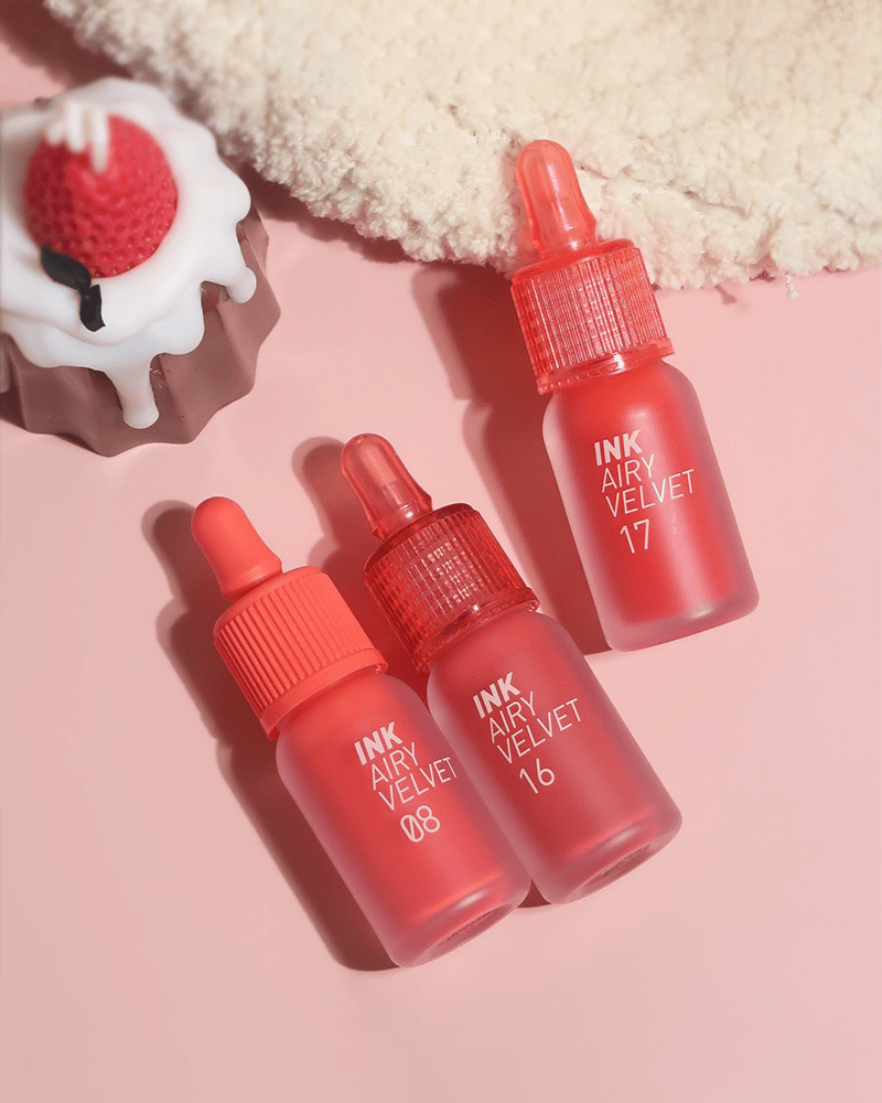 Peripera Ink Airy Velvet Tint - Long Lasting Matte Lip Stain with Moisturizing Formula | Perfect for Everyday Wear, Date Night & Special Occasions