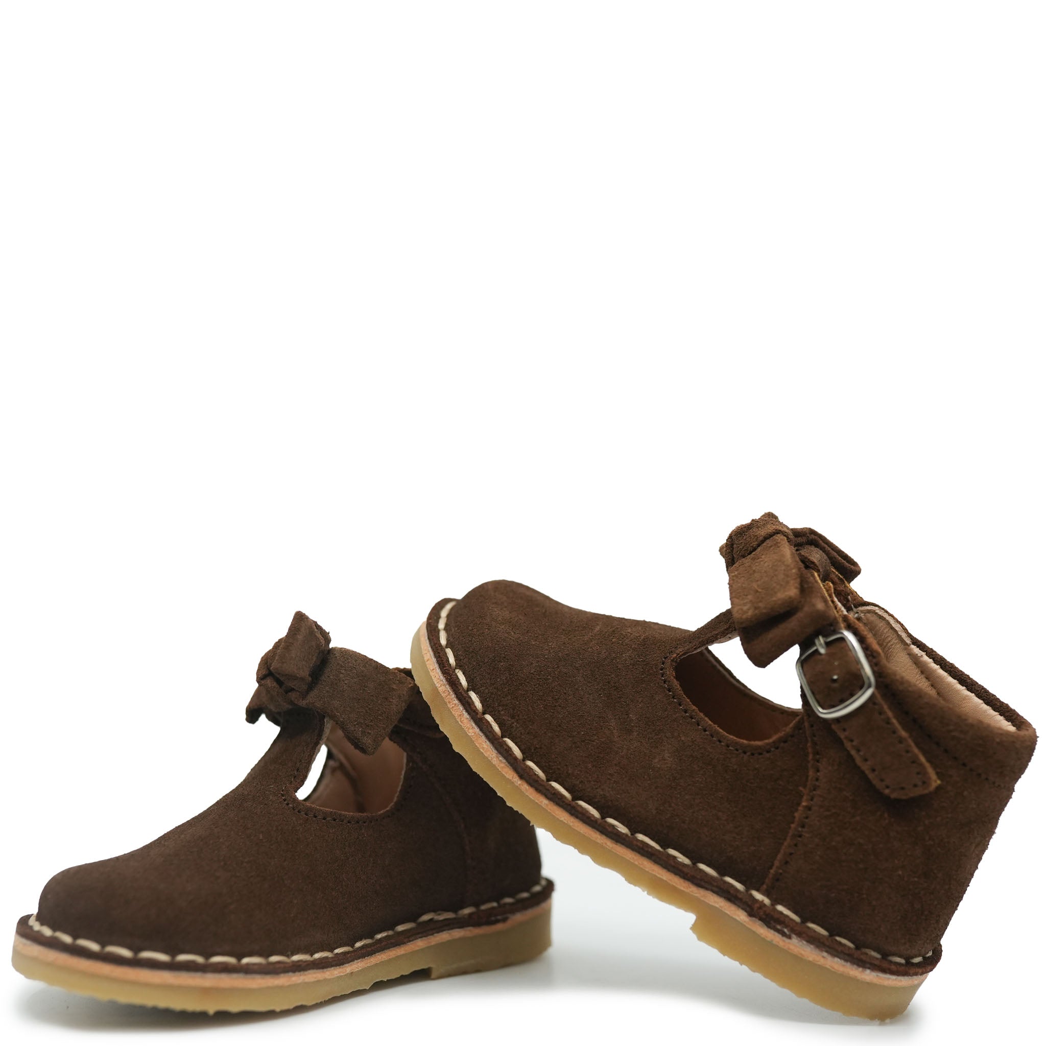 Nordic Teddy Bow T-Strap Baby Shoes - Soft & Comfortable First Walkers for Infants & Toddlers - Perfect for Special Occasions, Photo Shoots & Everyday Wear