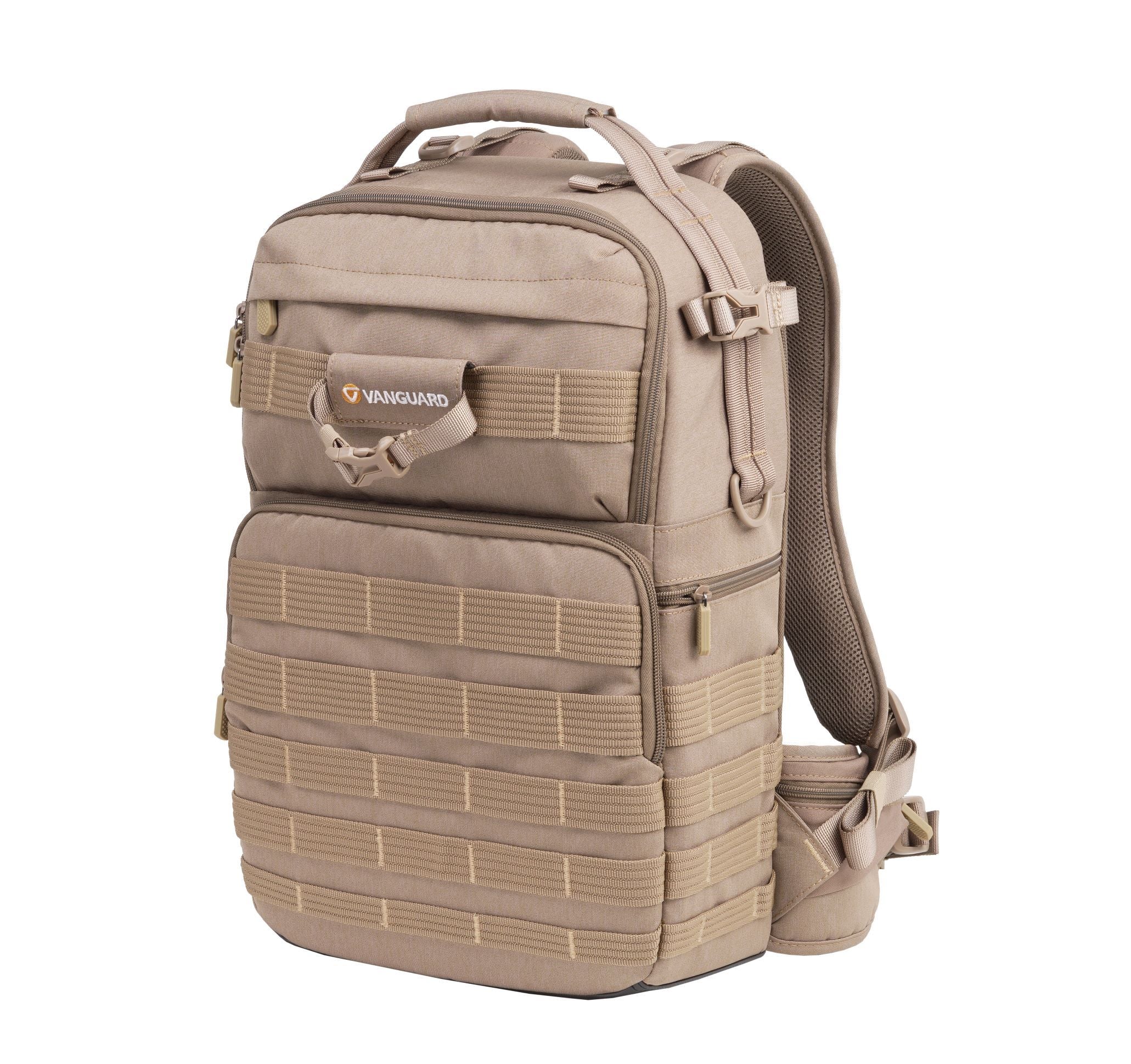 VEO RANGE T 45M BG Waterproof Hiking Backpack - Lightweight Travel Daypack for Outdoor Adventures, Camping & Daily Commute (Beige)