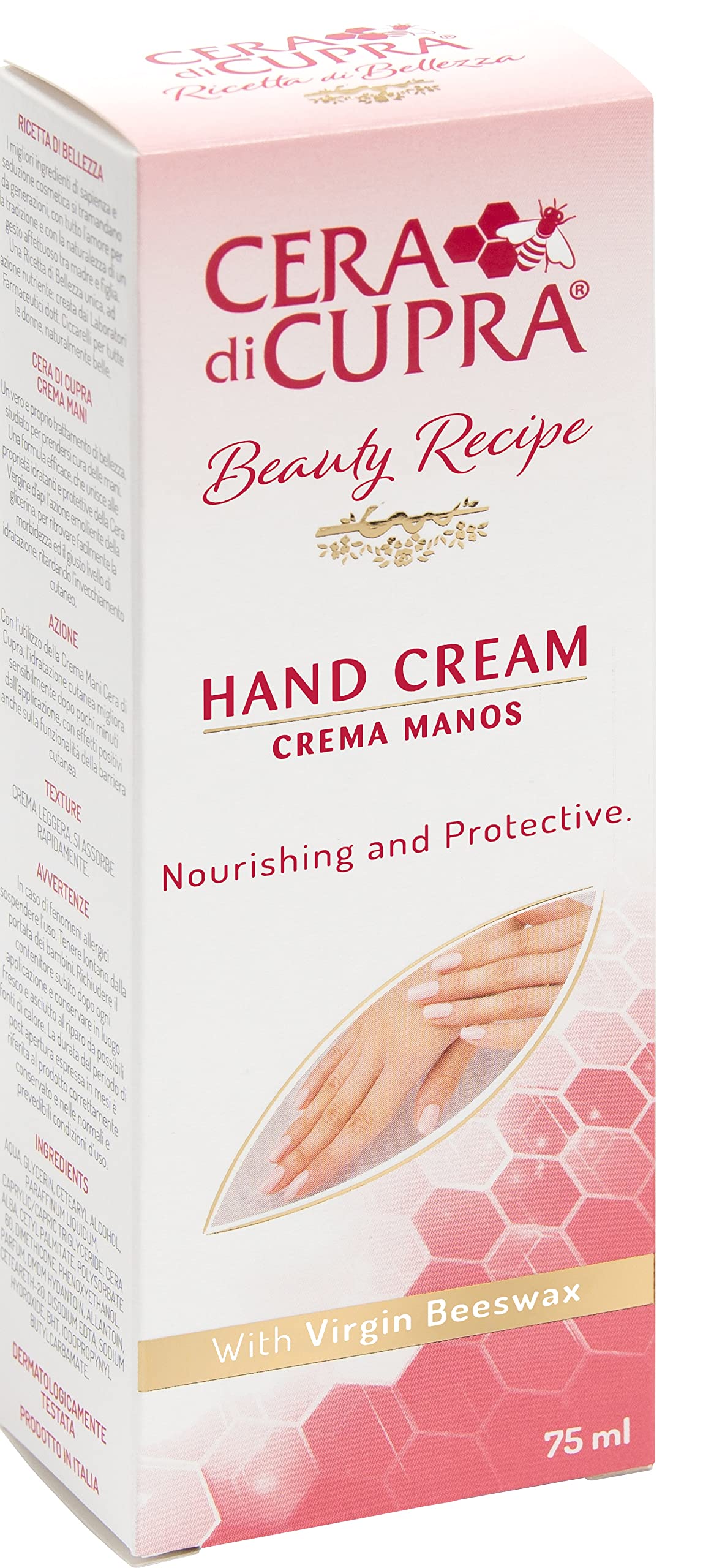Premium Cera Di Cupra Hand Cream with Natural Beeswax - Intense Moisturizing & Nourishing for Dry, Cracked Skin - Perfect for Winter Care, Daily Hydration & Gift Giving
