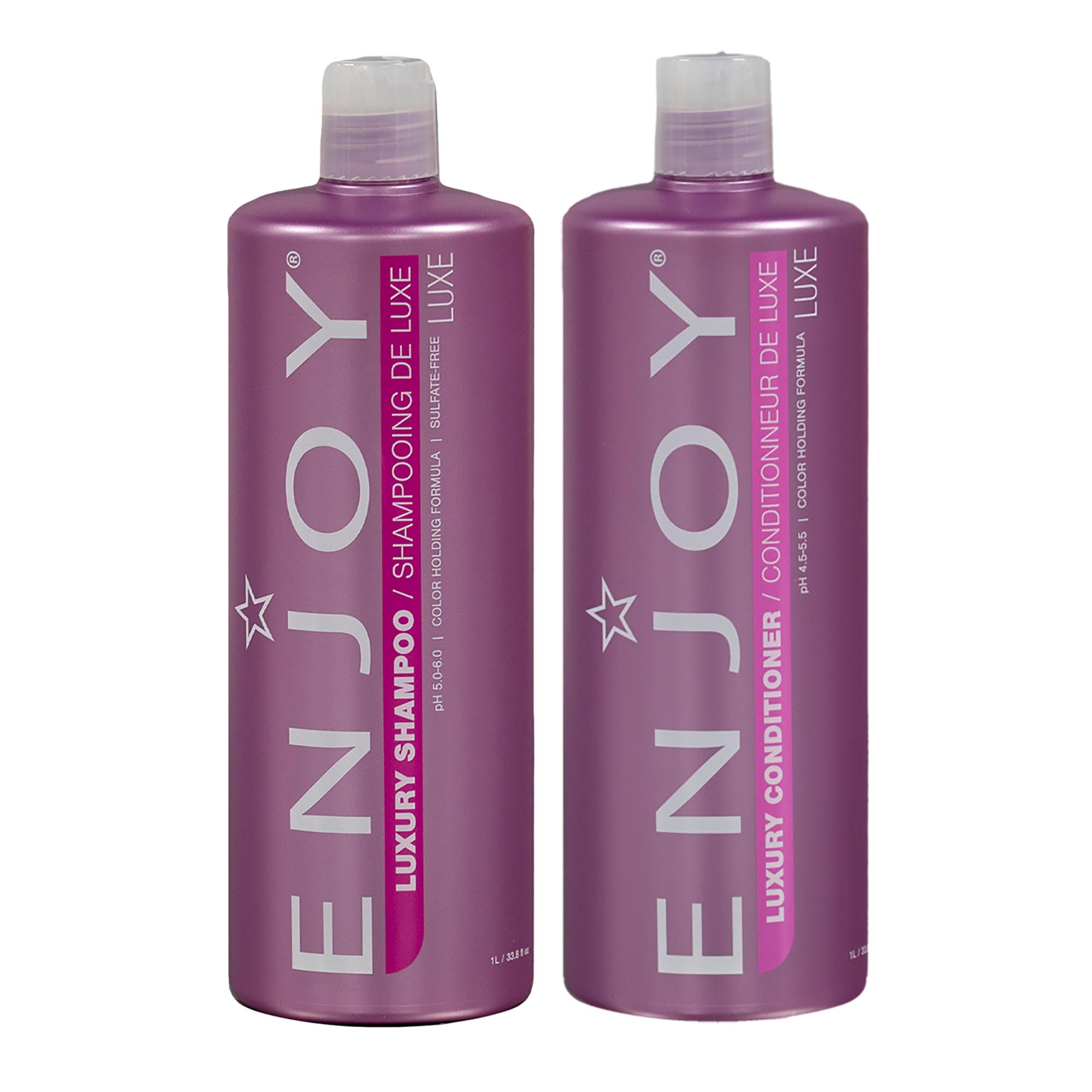 Luxury Sulfate-Free Shampoo and Conditioner Set - 33oz Duo for Hydration & Shine | Perfect for Color-Treated & Damaged Hair Care Routine