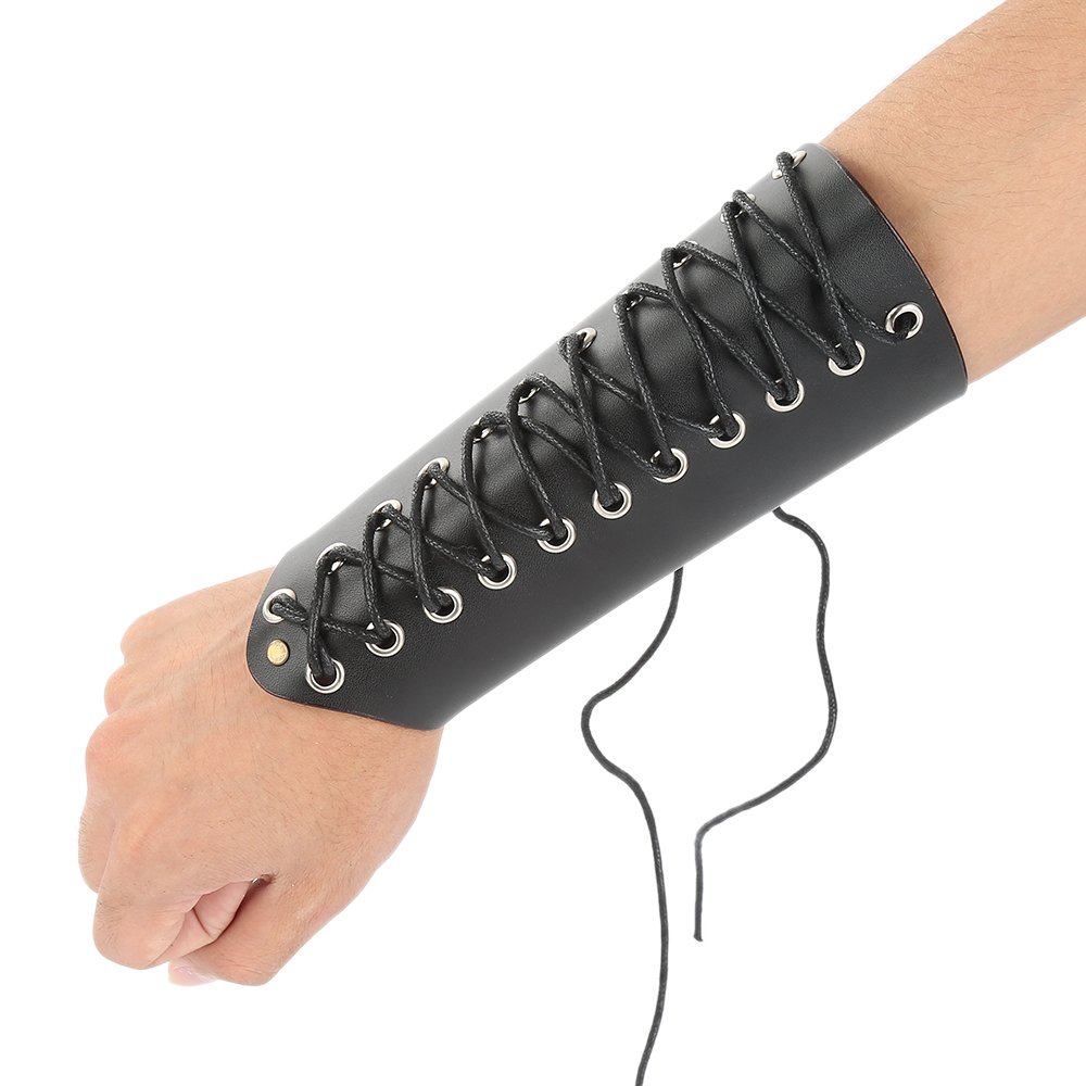 Premium Cow Leather Archery Arm Guard - Traditional Arm Protector for Right & Left Hand Shooters | Ideal for Hunting, Target Practice & Outdoor Archery