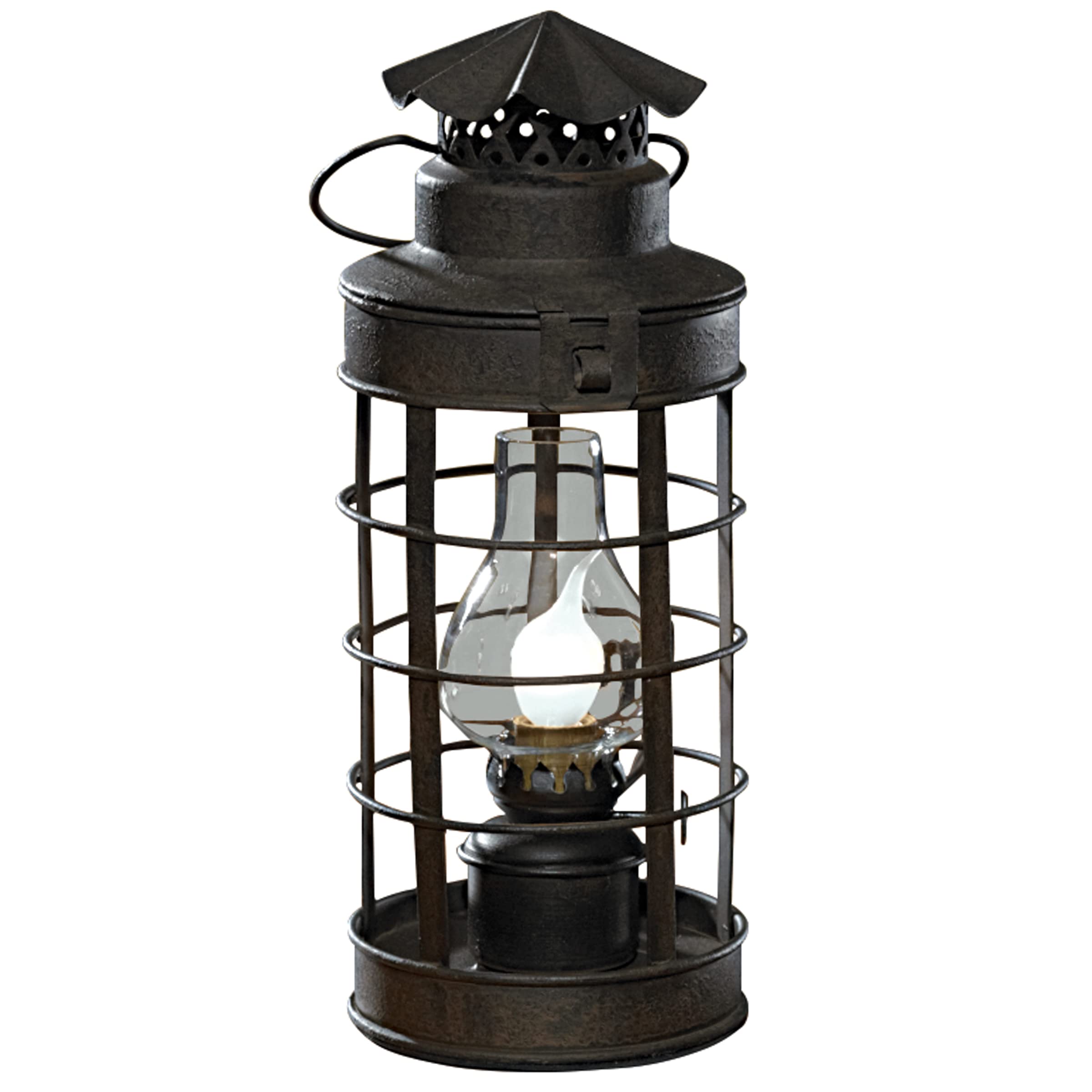 Park Designs Coach Lantern Lamp - Vintage Outdoor Wall Light for Porch, Garden & Patio - Weather-Resistant Metal Fixture with Clear Glass Panels
