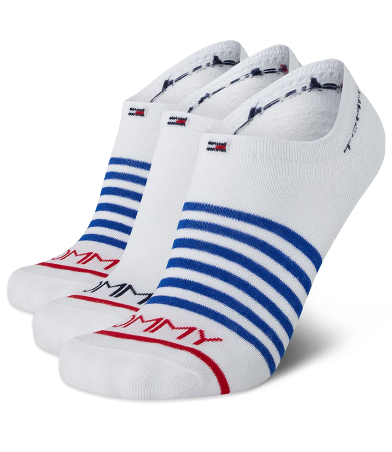 Tommy Hilfiger Men's Low Cut No Show Socks 3-Pack - Lightweight Cushioned Athletic Socks for Casual & Sports (Size 7-12) - Perfect for Running, Gym & Everyday Wear