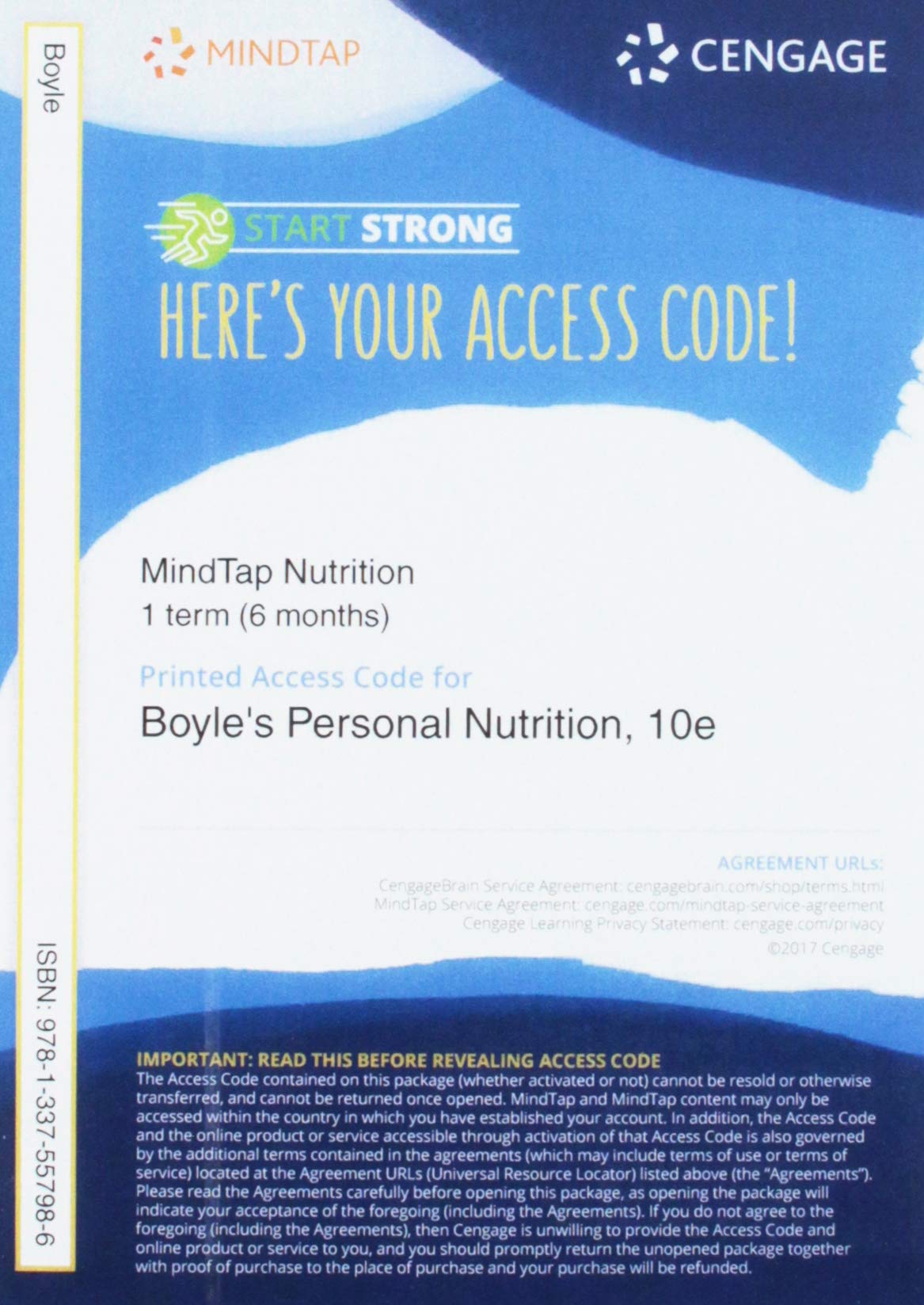 Bundle: Personal Nutrition 10th Edition Loose-leaf + MindTap Nutrition 1-Term (6 Months) Access Card - Perfect for College Students & Health Professionals