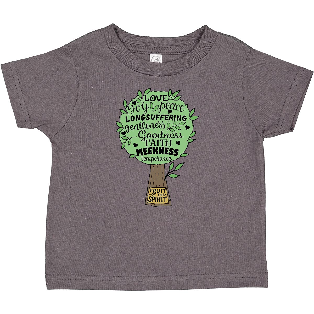 Fruit of The Spirit Bible Quote Baby T-Shirt - Christian Kids Apparel for Church & Sunday School - Cute Religious Baby Clothing Gift