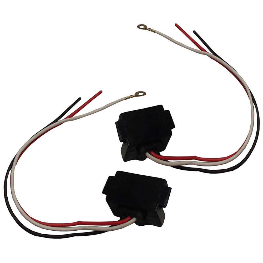 RAParts (2) LED Oval Tail Lights for Truck, Trailer, Car Hauler & Semi Truck - Grommet Mount - Durable Waterproof Brake Lights for Heavy Duty Vehicles (Ideal for Night Driving & Towing)