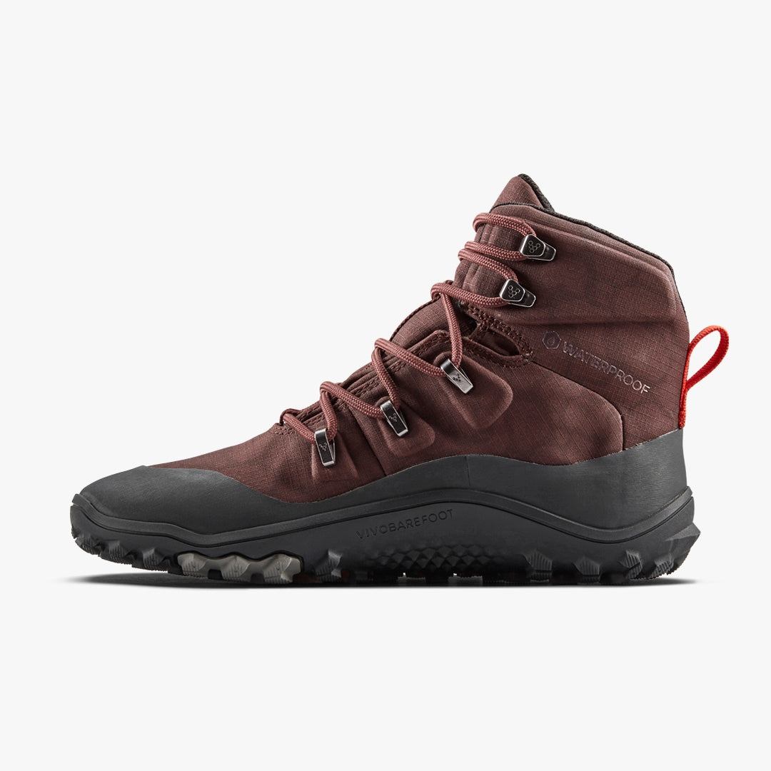 Vivobarefoot Men's Tracker Textile AT JJF Barefoot Hiking Boots - Lightweight & Waterproof Outdoor Shoes for Trail Running & Adventure Travel