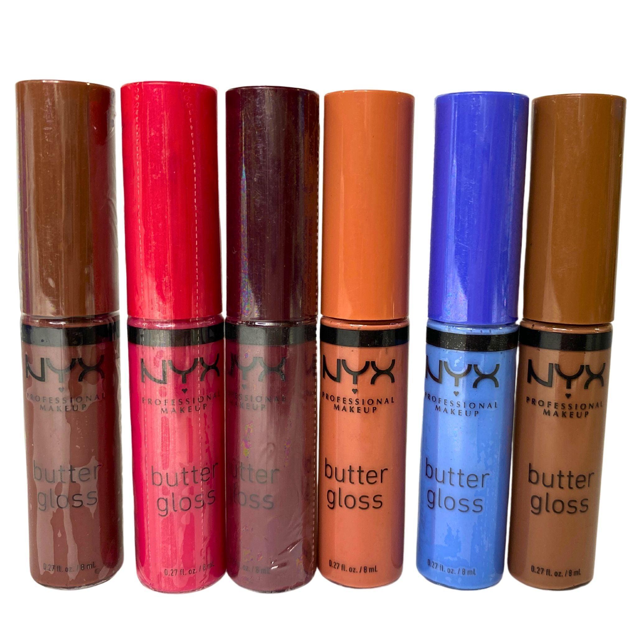 NYX Professional Makeup Assorted Butter Gloss 0.27OZ (90 Pcs Lot) - Hydrating Lip Gloss Set for Everyday Wear, Party & Special Occasions