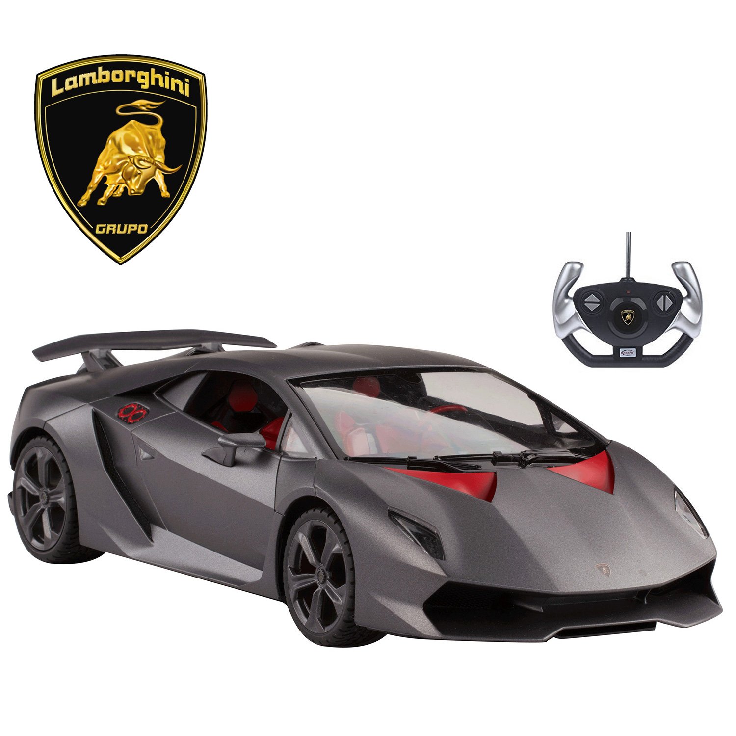 1/14 Scale Lamborghini Sesto Elemento Remote Control Car - Ready-to-Run R/C Model with 2.4GHz Radio - Collectible Diecast Replica for Adults & Kids - Perfect for Racing, Display & Gifts