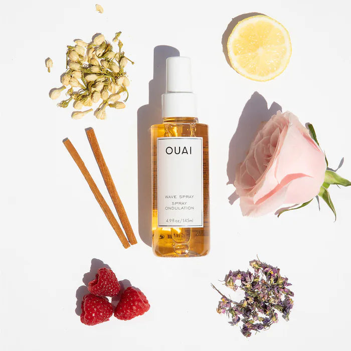 OUAI Wave Spray - Texturizing Hair Spray for Beachy Waves & Volume | Lightweight Hold for Natural-Looking Waves | Perfect for Everyday Styling & Special Occasions