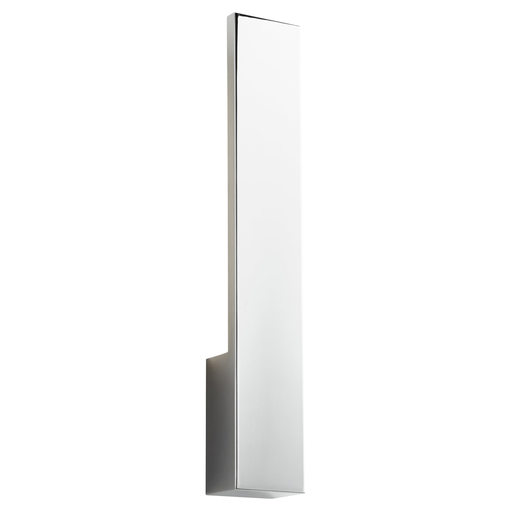 Oxygen Icon 3 511 14 Modern Wall Sconce Light Fixture in Polished Chrome - Perfect for Bedroom, Living Room & Hallway Lighting