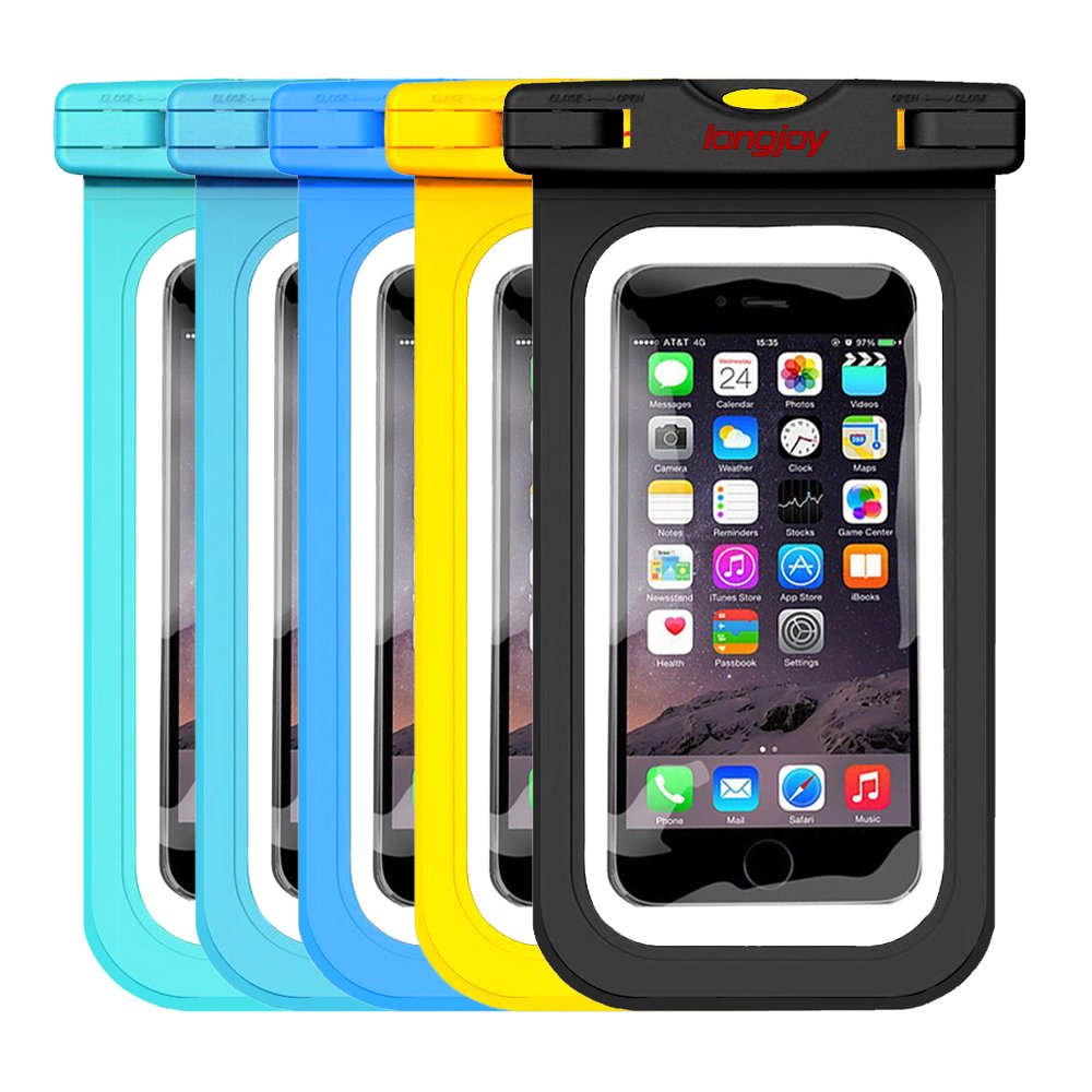 Universal Waterproof Phone Case Pouch - Dry Bag for Cell Phones, Ideal for Swimming, Beach, Kayaking & Outdoor Adventures