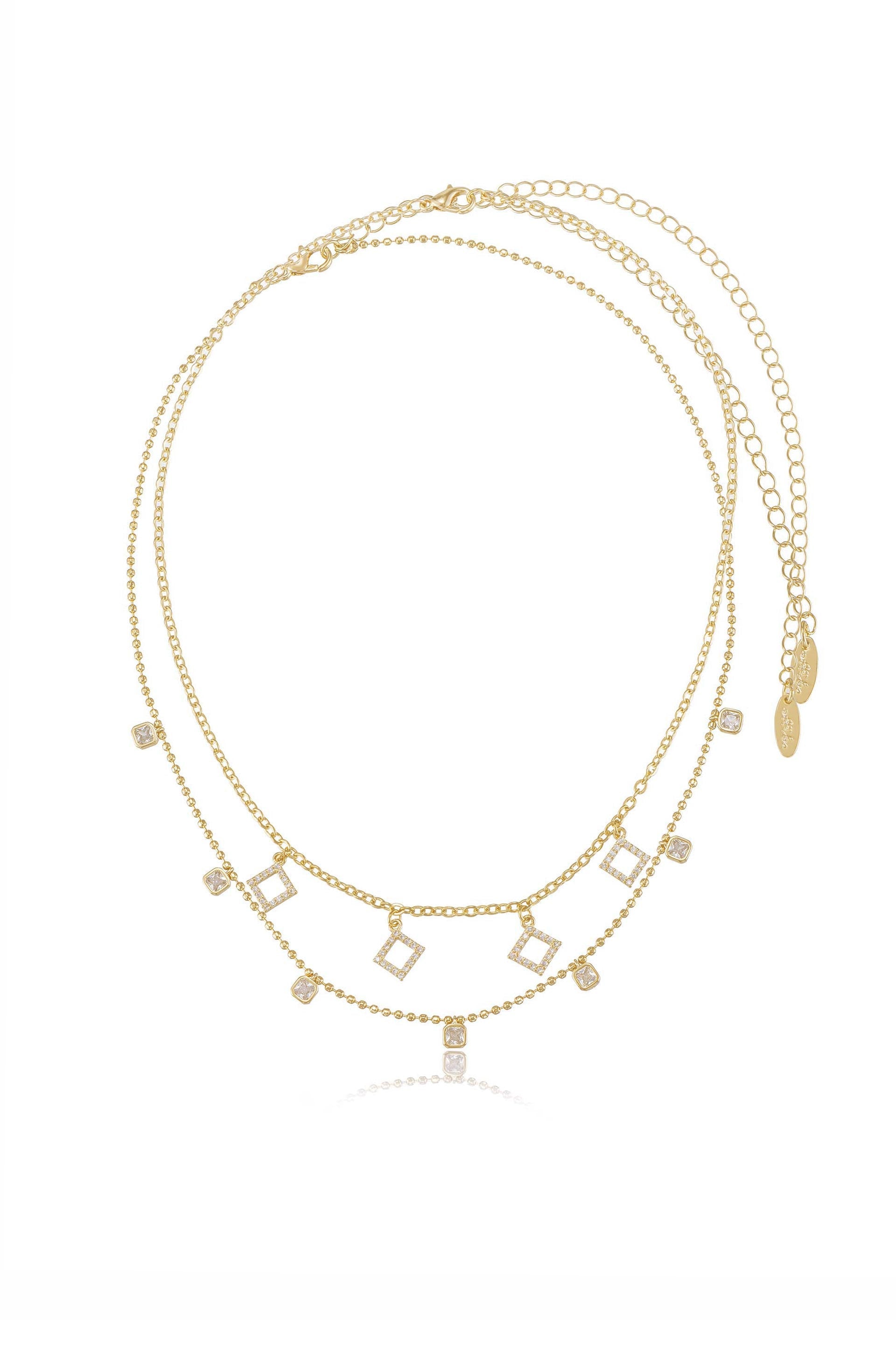 Crystaline Necklace Set - Elegant Gemstone Jewelry for Women | Perfect for Weddings, Parties & Everyday Wear