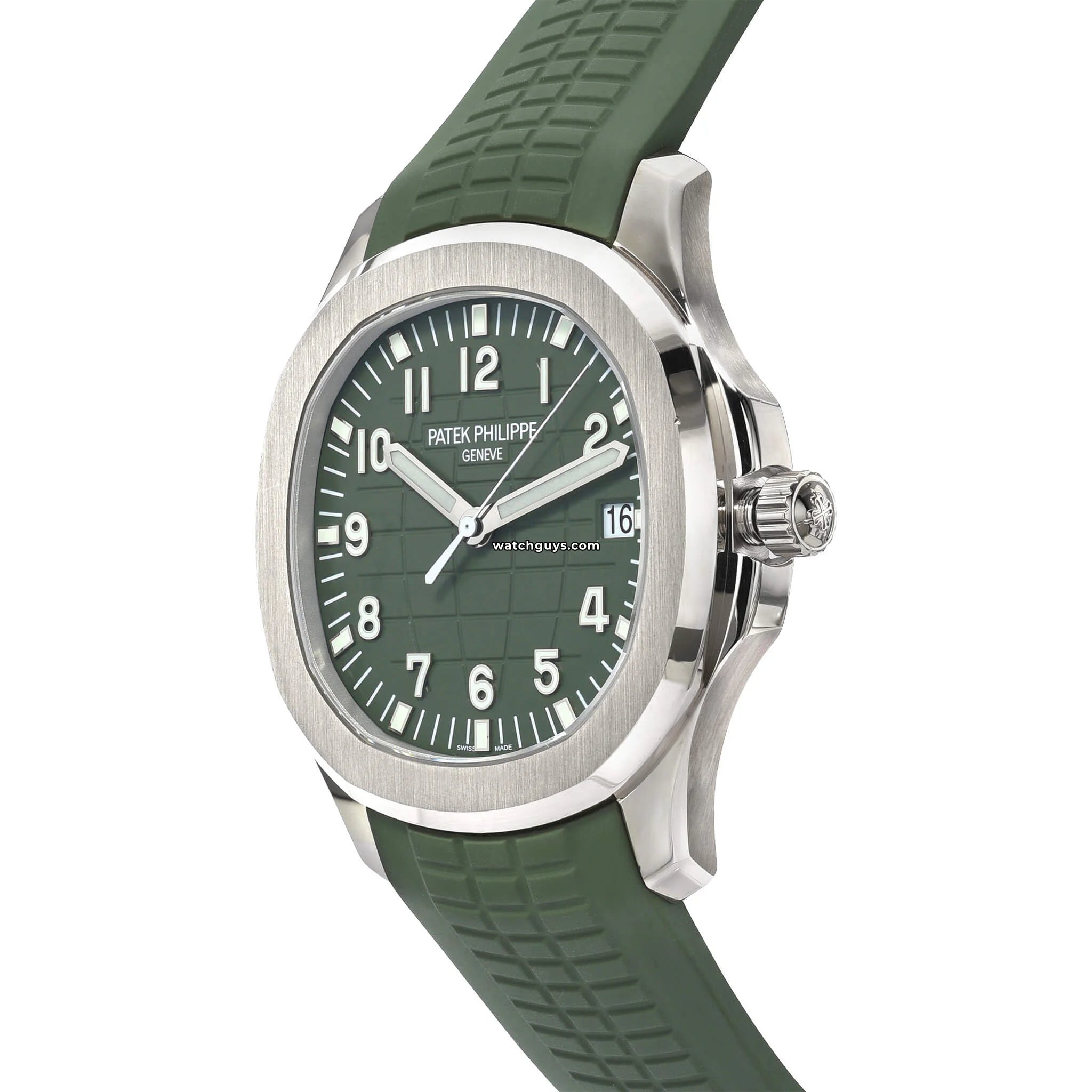 Luxury Patek Philippe Aquanaut 5168G-010 Men's Watch - 18K White Gold Automatic for Business & Formal Occasions
