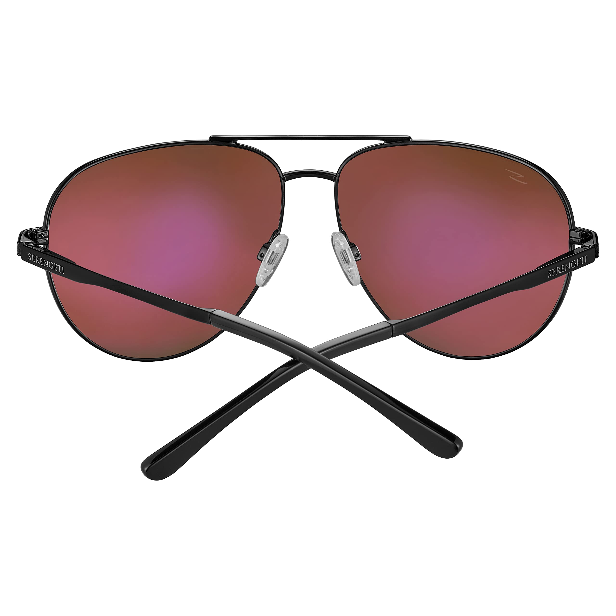 Serengeti Aviator Sunglasses for Men & Women - Polarized Sport & Driving Shades - Perfect for Outdoor Activities, Running, and Road Trips