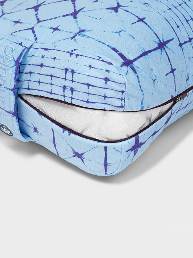 Manduka Rectangular Enlight Technology Meditation Bolster Cushion - Premium Yoga Support for Back, Hips & Knees - Ideal for Meditation, Yin Yoga & Home Relaxation