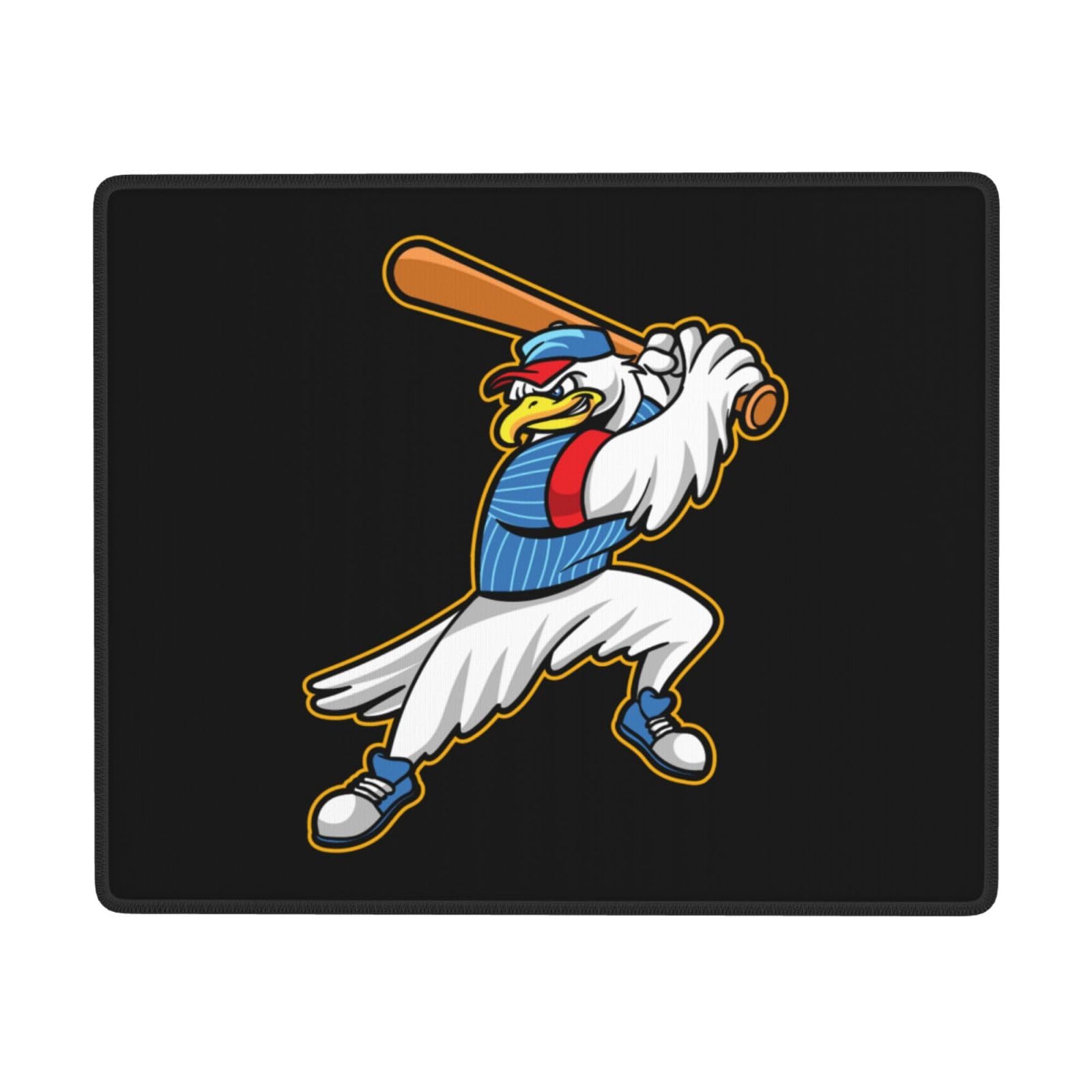 SIYTUAU Cool Baseball Birds Design Mouse Pad - Waterproof, Non-Slip Rubber Base - 7x9 Inch Gaming & Office Mousepad for Laptop & PC - Perfect for Work, Gaming & Home Office Use