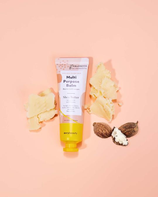 AVRY BEAUTY 100% Pure Shea Butter Multi-Purpose Balm for Skin, Hair & Lips - Natural Moisturizer for Dry Skin, Cracked Heels & Cuticle Care - Perfect for Daily Hydration & DIY Beauty Recipes
