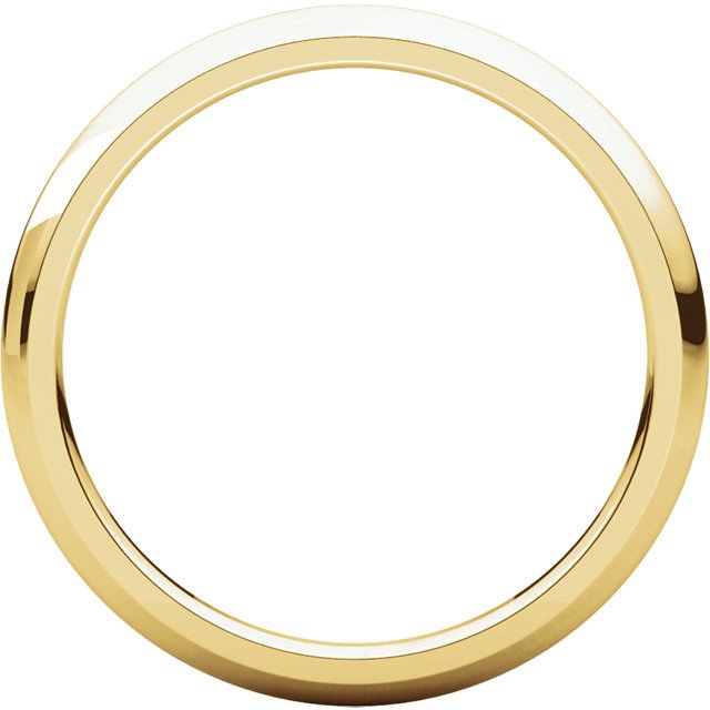 14K Gold 2mm Comfort Fit Wedding Band for Women - Elegant Thin Ring for Bridal, Anniversary, Promise, or Everyday Wear