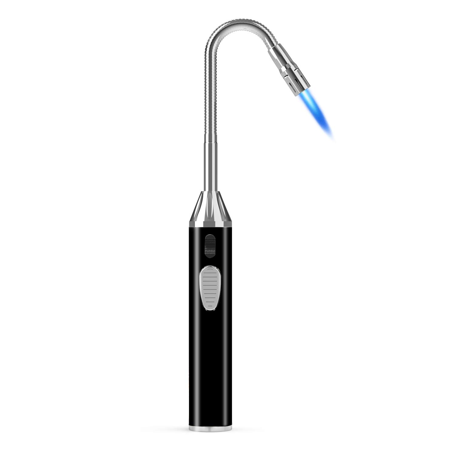 Refillable Butane Lighter for Grill, BBQ, Fireplace & Camping - Long Reach Gas Lighter (Butane Fuel Not Included) - Perfect for Outdoor Cooking, Fire Starting & Home Use