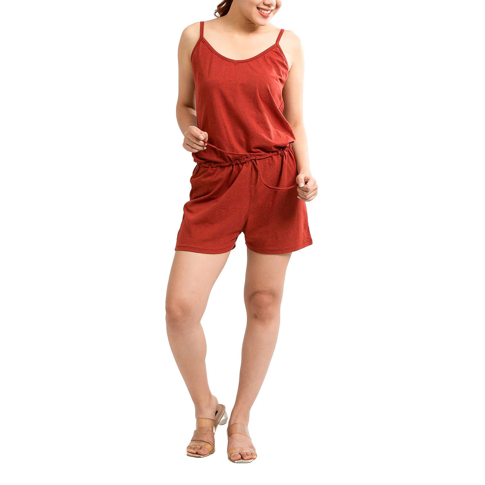 LOFBAZ Women's Sexy Jumpsuit Romper Shorts - Summer Beach Outfit, Casual Wear for Vacation, Pool Party & Night Out