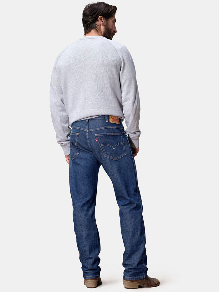 Levi's 376810006 Men's So Lonesome Western Fit Stretch Straight Leg Jeans - Comfortable Denim Pants for Casual Wear & Western Style Outfits