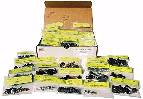 1973 Mustang Body Kit - 398 Pcs Steel Fasteners, Bolts, Screws - Hot Dipped Galvanized - M6 Thread for Classic Car Restoration & Custom Mods