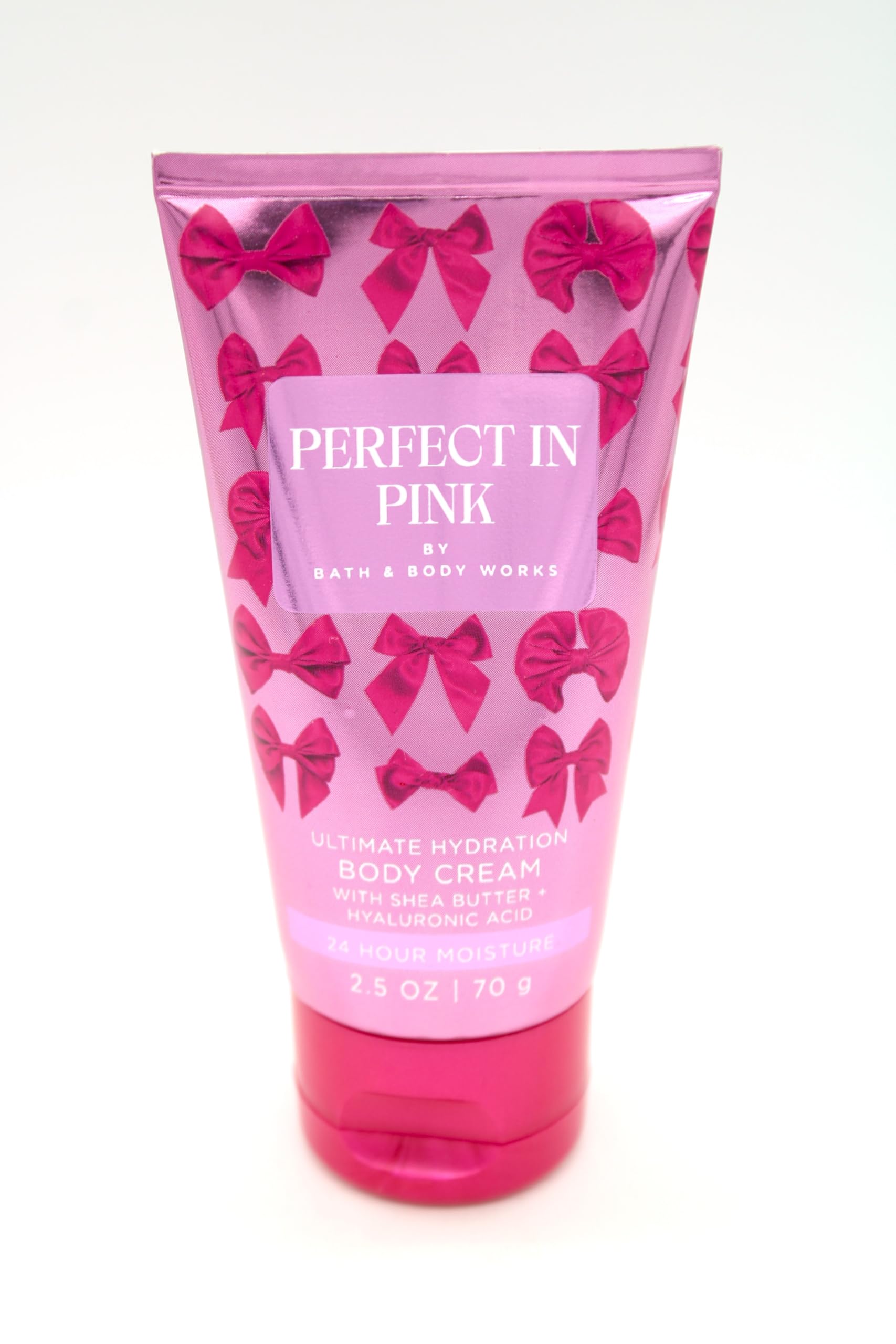 Pink Hydrating Body Cream for Dry Skin - Travel Size 2.5 oz | Ultra Moisturizing Bath & Body Lotion for Women | Perfect for On-the-Go Hydration, Gym Bags & Vacation Essentials