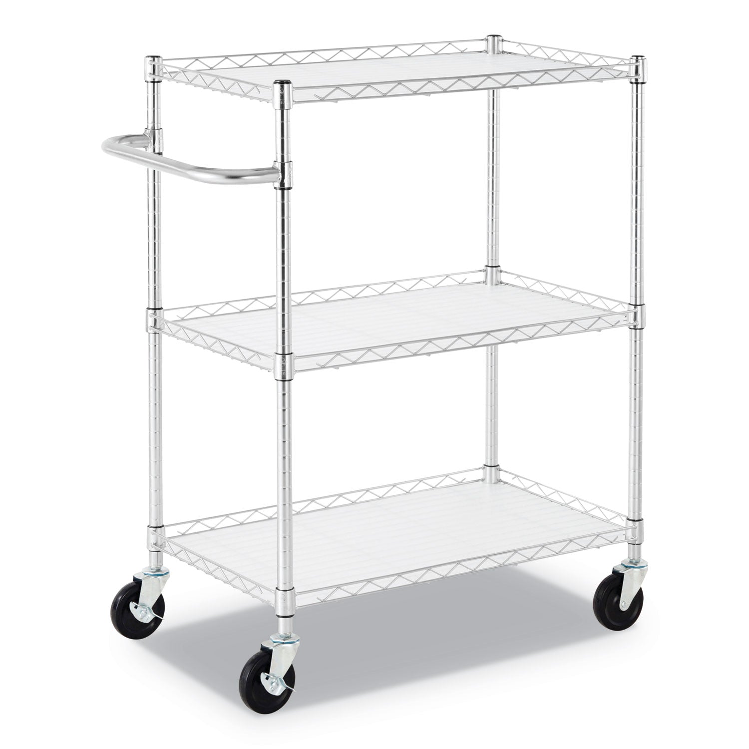 3-Tier Wire Utility Cart with Removable Liners - 34.5