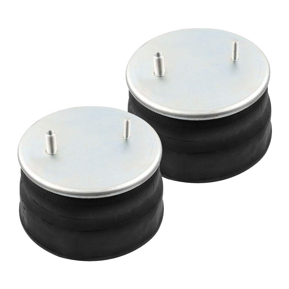 Universal Air Suspension Air Bag W01-358-8729 - Compatible with Firestone, Arvin Meritor, ContiTech, Goodyear, MERITOR, Springride & Triangle - Pack of 2 - Ideal for Truck, RV & Trailer Air Ride Systems