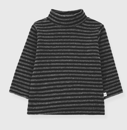 1+ in the Family Baby Turtle Neck Shirt for Boys & Girls (6-18 Months) – Soft Cotton Winter Layering for Infants & Toddlers