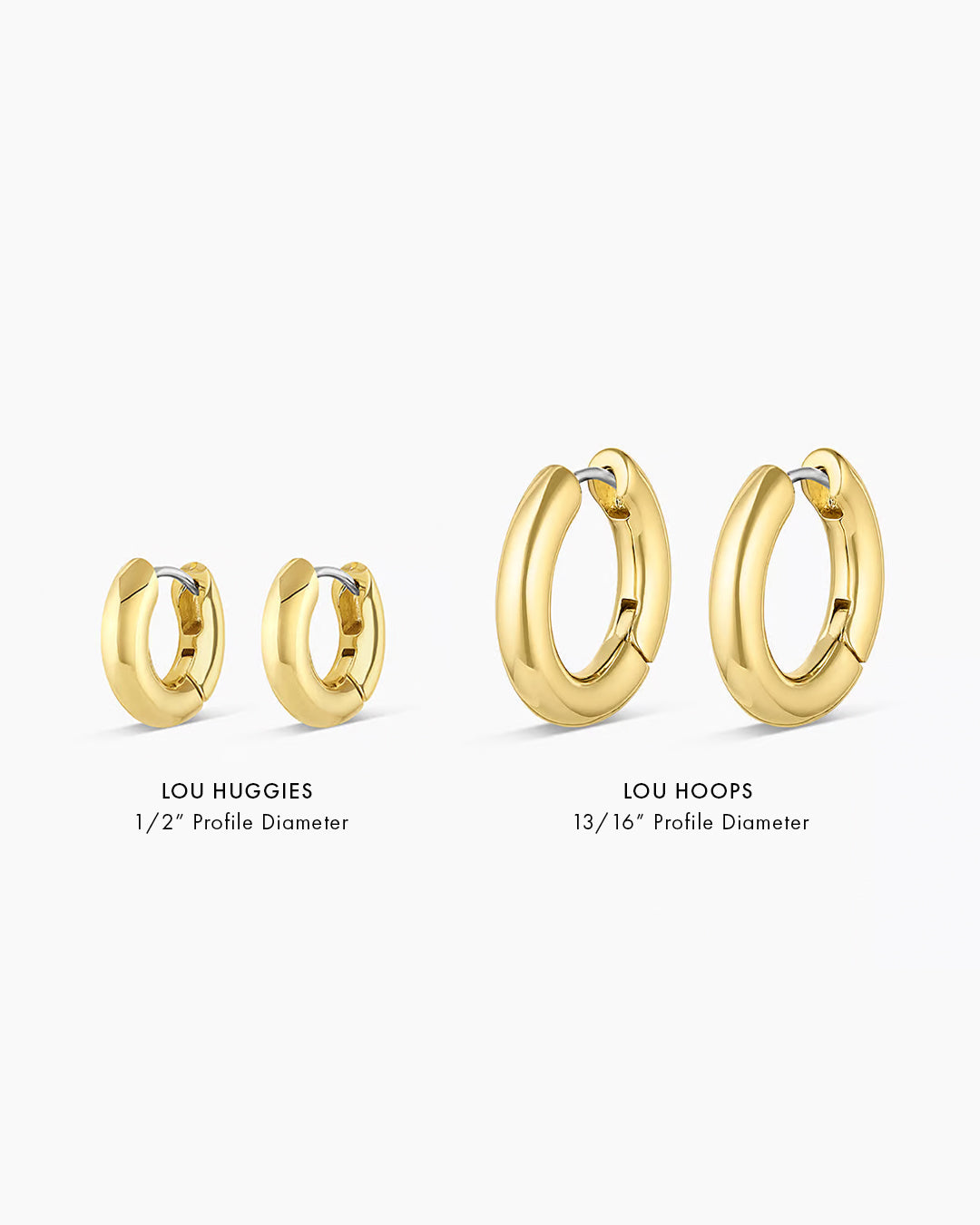 Luxury Gold Plated Huggie Hoop Earrings for Women - Minimalist Small Hoops for Everyday Wear - Perfect for Work, Date Night & Gifting