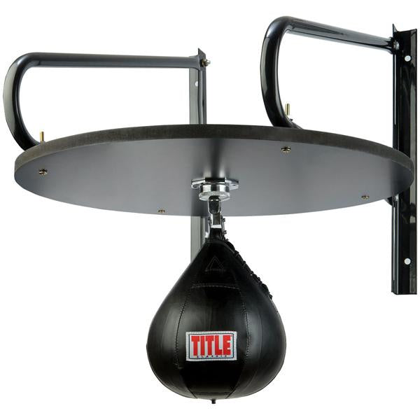 Classic Complete Speed Bag Platform for Boxing Training - Heavy Duty Punching Bag Stand with Adjustable Height for Home Gym & Fitness Workouts