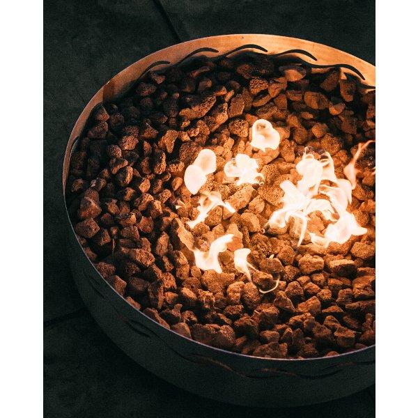 Fire Surfer Outdoor Fire Pit - Portable & Durable Steel Fire Bowl for Backyard, Camping, and Beach Bonfires - Perfect for Roasting Marshmallows & Relaxing Under the Stars